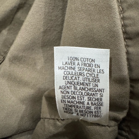 Vintage Y2K 100% Cotton Bomber Lightweight Zip Tan Brown Jacket Size Small - Picture 15 of 16